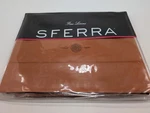 Sferra Celeste Paprika Twin Flat Sheet Orange Egyptian Cotton Percale Italy New. Fixed Price $119.50.