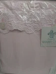 Simply Shabby Chic Woodrose Etheral Pink White Embroidered Sheet Set - King. Fixed Price $399.99.