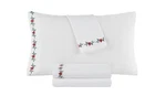 Decor Studio Holiday Embroidered Diamond Microfiber Twin 3-PIECE Sheet Set. Fixed Price $29.50.