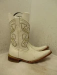 Pistolero Little Kids Toddler White Leather Western Cowboy Boots Size 10. Fixed Price $22.45.