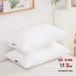 Sarah&evelyn Gold Goose Down Alternative Bed Pillow-soft Standard White. Fixed Price $29.15.