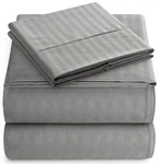 King Italian Prestige Collection Striped Bed Sheet Set 1800 Luxury Soft. Fixed Price $28.19.