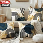 4PCS Pillowcases Bohemian Style Mid-century Modern & Simple Home Cushion Covers. Fixed Price $15.99.