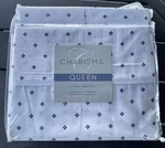 Charisma Microfiber Queen 6-PIECE Sheet Set Black Dots Extra Soft. Fixed Price $40.00.
