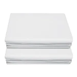 Lirex 2-PACK Twin Size Flat Sheet Set, Ultra-soft Brushed 1800 Microfiber, Br.... Fixed Price $26.08.