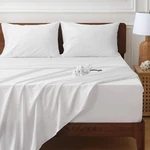 Hyprest Extra Deep Pocket King Sheet Sets Fits 18"-24" Mattress -100%. Fixed Price $65.99.