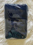 Ralph Lauren Rl 464 Solid Percale Full Flat Sheet Polo Navy Color Msrp $100. Fixed Price $40.00.