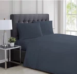 Charisma 310 Thread Count Solid Cotton Sateen Cal King Blue Bed Sheet Set $149. Fixed Price $125.99.