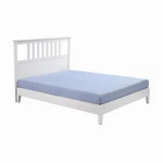 Poppy & Fritz - Twin Fitted Sheet, Crisp Xl, Oxford Stripe Blue/white. Fixed Price $47.89.