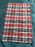 Vintage Ralph Lauren Sundeck Madras Standard Pillowcase - Red & Blue Plaid. Fixed Price $24.00.