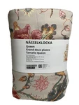 Ikea Nasselklocka Queen Sheet/fitted & Pillowcases, Light Grey-beige New. Fixed Price $91.95.