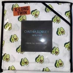Cynthia Rowley Sheets Twin Xl Avocado Love Heart Cute Long Set White Green. Fixed Price $26.00.