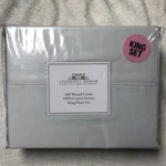 Stonehill Manor Light Grey King Size 400 Thread Count Piece Sheet Set. Fixed Price $99.99.