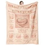 Blanket From Mom And Dad, Heartfelt Inspirational Gift For Daughter,.... Fixed Price $25.16.