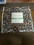 Charisma 6PC King Size Sheet Set Terracota Floral Microfiber New Package. Fixed Price $18.00.