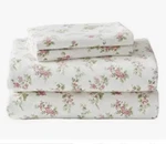Laura Ashley Flannel Twin Sheet Set Audrey Pink Floral Shabby New. Fixed Price $49.99.