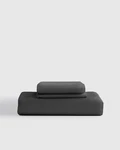 Nwot Quince Bamboo Fitted Sheet Set 3 Piece No Flat King Charcoal. Fixed Price $75.00.
