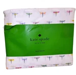 Kate Spade Firefly Dragonfly Queen Sheet Set 4 Piece Fitted Flat Pillowcases New. Fixed Price $80.00.