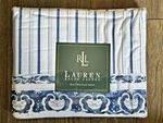 Ralph Lauren Twin Flat Sheet Porcelain Blue Jonquil White Cotton Nip Usa!. Fixed Price $31.88.