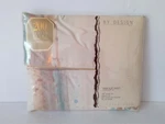 Vtg Croscill Brush Strokes Twin Flat Sheet Cool Pastel Southwest Jc Penney. Fixed Price $16.20.