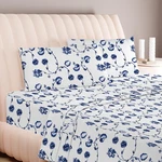Carressa Linen Luxury Egyptian Cotton California King Printed Sheet Set - 600.... Fixed Price $96.66.