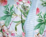 Nwt Anne De Solene Paris Conte Cotton Queen Flat Sheet Floral + 1 Euro Sham Set. Fixed Price $275.00.