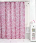 Browning Buckmark Camo Pink Fabric Shower Curtain Machine Washable. Fixed Price $32.95.