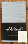 New Lauren Ralph Set Of 2 King Pillowcases Dunham Sateen Blue Mist. Fixed Price $38.00.