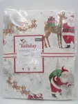 Pottery Barn Kids Percale Heritage Santa Organic Sheet Set Twin #8714C. Fixed Price $132.99.