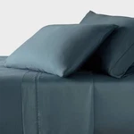 Queen 320 Thread Count Cool Tencel Lyocell Sheet Set Graphite - Threshold:. Fixed Price $32.99.