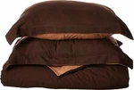 New Clara Clark 3 Piece Duvet Set Premier 1800 Collection Mocha Chocolate Full. Fixed Price $19.99.