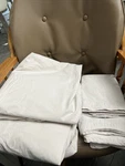 (558). Threshold King Gray Sheet Set FLAT/FITTED/2 Pillow Cases. Fixed Price $35.00.