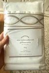 Pottery Barn Zoe Embroidered King Pillowcases Set 2 Simply Taupe Pair 400TC. Fixed Price $49.50.