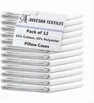Aveesha 12 Pack Poly Cotton - White 180 Thread Count. Fixed Price $41.55.