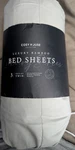 Cosy House Collection Luxury Bamboo Sheet Set Twin 3PC Breathable Silver. Fixed Price $24.99.