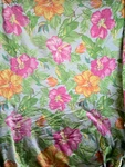 2PC Ralph Lauren Sandy Lane Tropical Hibiscus Full Fitted Sheet One Pillowcase. Fixed Price $35.00.