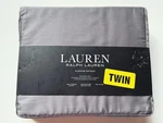 Ralph Lauren Dunham Sateen Twin Sheet Set 100% Cotton 300 Tc Gray 15" Deep New. Fixed Price $42.99.