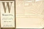 New Wamsutta Twin Flat Sheet Egyptian 100% Cotton Powder (lily) 250 Thread Ct. Fixed Price $29.99.