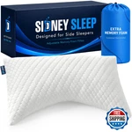 Sidney Sleep Adjustable Curved Pillows For Neck And Shoulder Support Extra. Fixed Price $102.31.