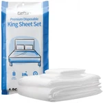 Forpro Premium Disposable Sheet Set, 4-PC King Size Bedding Travel, Inclu.... Fixed Price $13.59.