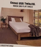 Conni Usa Twin/xl Quick Dri Flat Sheet Waterproof White Nip Cost $50 4 Available. Fixed Price $11.20.