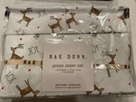 New Rae Dunn Joy Reindeer Christmas Holiday Super Soft Queen Size Bed Sheet Set. Fixed Price $39.99.