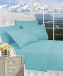 Celine Linen 1800 Premier Hotel Quality Wrinkle-free Bed Sheets Set. Fixed Price $46.76.
