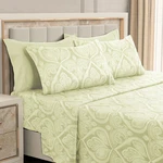 Luxury Deep Pocket 6 Piece Bed Sheet Set 1800 Series Hotel Comfort Paisley. Fixed Price $19.99.