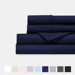 Everspread Bed Set, 4 Piece, Full Size Sheets, Deep Pockets, Ultra Soft. Fixed Price $12.88.