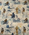 1977 Bibb Star Wars Bed Sheet Full Flat. Fixed Price $18.00.