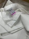 Case Of 24 Manchester Mills Flat Sheets 94 X 120 T200 White W/w Striped.. Fixed Price $149.99.