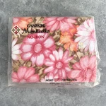 Vtg Cannon Monticello Aloha Pink Floral Queen Flat Sheet Usa Flower Power New. Fixed Price $32.00.