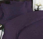 King Plum Striped 4 Piece Bed Sheet Set 1000 Thread Count 100% Egyptian Cotton. Fixed Price $85.32.