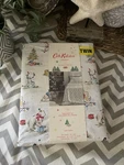 Cath Kidston Holiday Christmas Winter Tree Barn Animals Cotton Sheet Set Twin. Fixed Price $39.99.